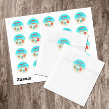 Happy Birthday Beach Party gepersonaliseerd