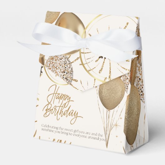 happy birthday bedankdoosjes (Voorkant Zijde)