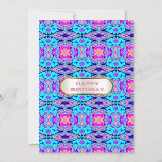 HAPPY BIRTHDAY BEDANKKAART (Voorkant)