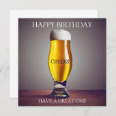 Happy Birthday Beer (Voorkant / Achterkant)
