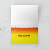 Happy Birthday Beer Kaart (Binnen)