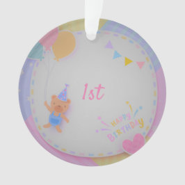 Happy Birthday Beer Ornament