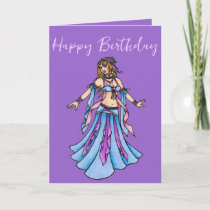 Happy Birthday Belly Dancer Kaart