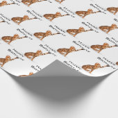 Happy Birthday Bengal Cat Cadeaupapier (Hoek)