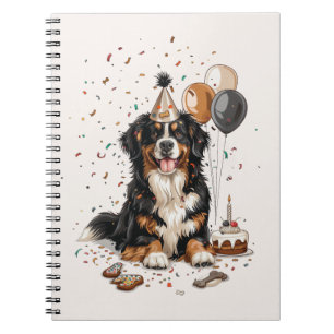 Happy Birthday Bernese Mountain Dog Notitieboek