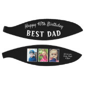 Happy Birthday Beste vader 3 Foto Collage Black Basketbal (Panelen)