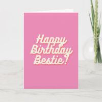 Happy Birthday Bestie | Roze