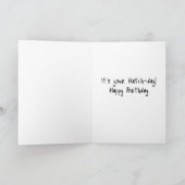 Happy Birthday  Bird Hatched Egg Balloons Kaart (Binnen)