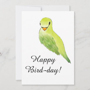 Happy Birthday Bird Pun Kaart