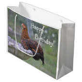 Happy Birthday Birdbat Chicken Groot Cadeauzakje (Voorkant Gekanteld)