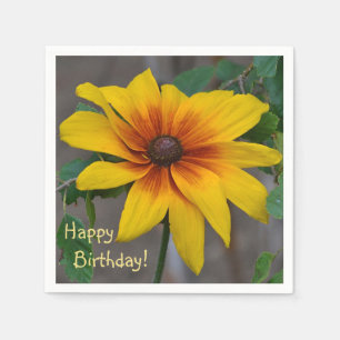 Happy Birthday Black-Eyed Susan Servet