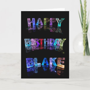 Happy Birthday Blake-kaart Kaart