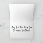 Happy Birthday Bling Groet Kaart (Binnen)