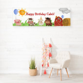 Happy Birthday Boerderij Banner (Insitu)