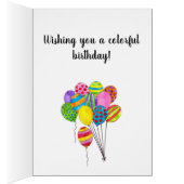  Happy Birthday bos ballonnen (Binnen (Rechts))