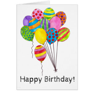 Happy Birthday bos ballonnen