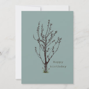 Happy Birthday Botanical Kaart