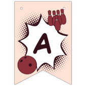 Happy Birthday Bowling Party Vlaggetjes (Derde vlag)