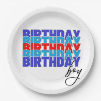Happy birthday boy. Celebrating your birthday... Papieren Bordje