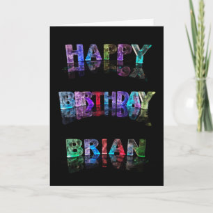 Happy Birthday Brian Card Kaart