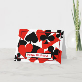 Happy Birthday bridge kaart speelkaarten poker
