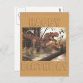 Happy Birthday Briefkaart (Voorkant / Achterkant)