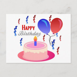 Happy Birthday Briefkaart