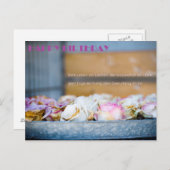 Happy Birthday Briefkaart (Voorkant / Achterkant)