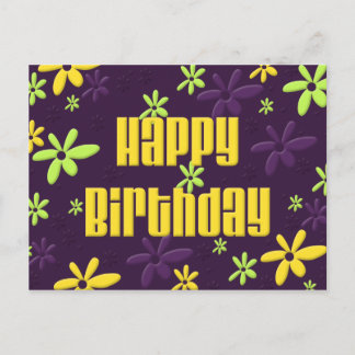 Happy Birthday Briefkaart