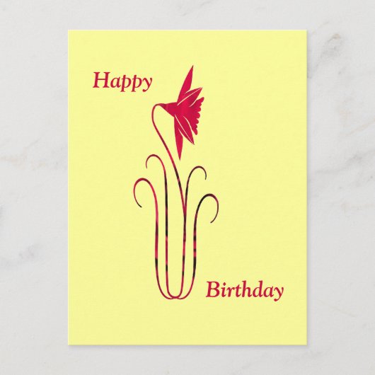 Happy Birthday Briefkaart (Voorkant)