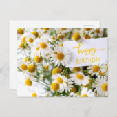 HAPPY BIRTHDAY BRIEFKAART (Voorkant / Achterkant)