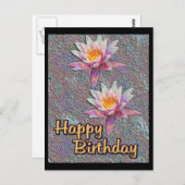 Happy Birthday Briefkaart (Voorkant / Achterkant)