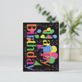 Happy Birthday Briefkaart (Staand voorkant)