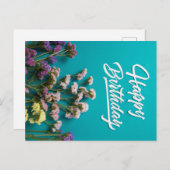 HAPPY BIRTHDAY BRIEFKAART (Voorkant / Achterkant)