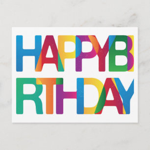 Happy Birthday Briefkaart