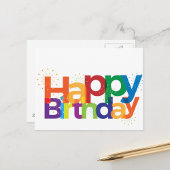 Happy Birthday Briefkaart