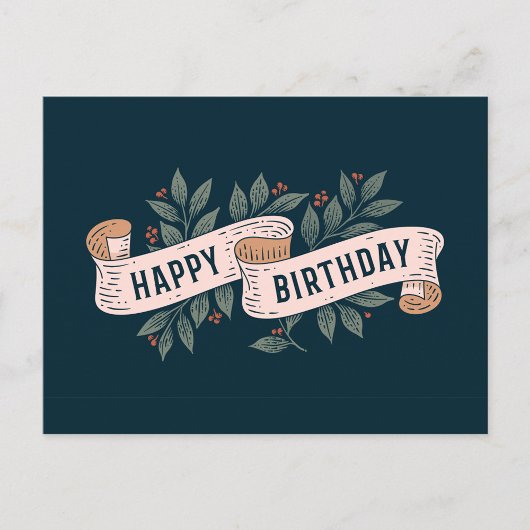 Happy Birthday Briefkaart