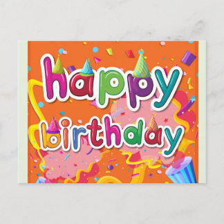 Happy Birthday Briefkaart