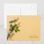 HAPPY BIRTHDAY BRIEFKAART (Voorkant / Achterkant)