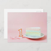 HAPPY BIRTHDAY BRIEFKAART (Voorkant / Achterkant)