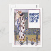 Happy Birthday Briefkaart (Voorkant / Achterkant)