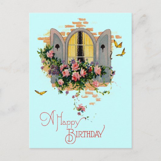  Happy Birthday Briefkaart (Voorkant)