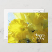 Happy Birthday Briefkaart (Voorkant / Achterkant)