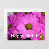 Happy Birthday Briefkaart (Voorkant / Achterkant)