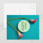 HAPPY BIRTHDAY BRIEFKAART (Voorkant / Achterkant)