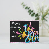 Happy Birthday Briefkaart (Staand voorkant)