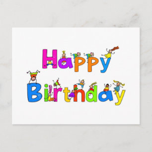 Happy Birthday Briefkaart