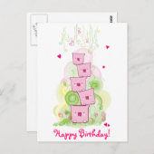 Happy Birthday Briefkaart! Briefkaart (Voorkant / Achterkant)