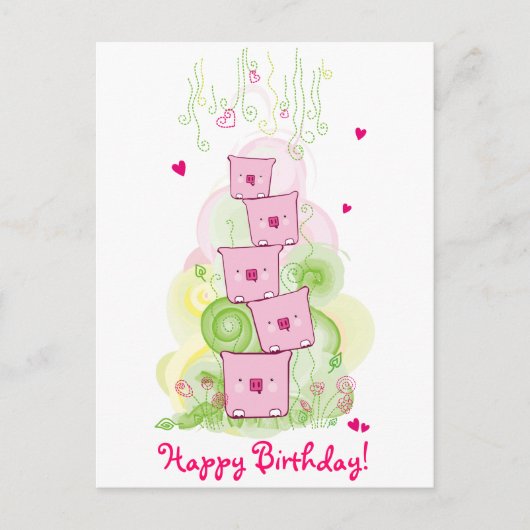 Happy Birthday Briefkaart! Briefkaart (Voorkant)