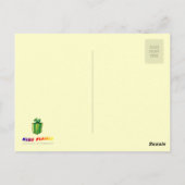  Happy Birthday briefkaart met leuke zon (Achterkant)